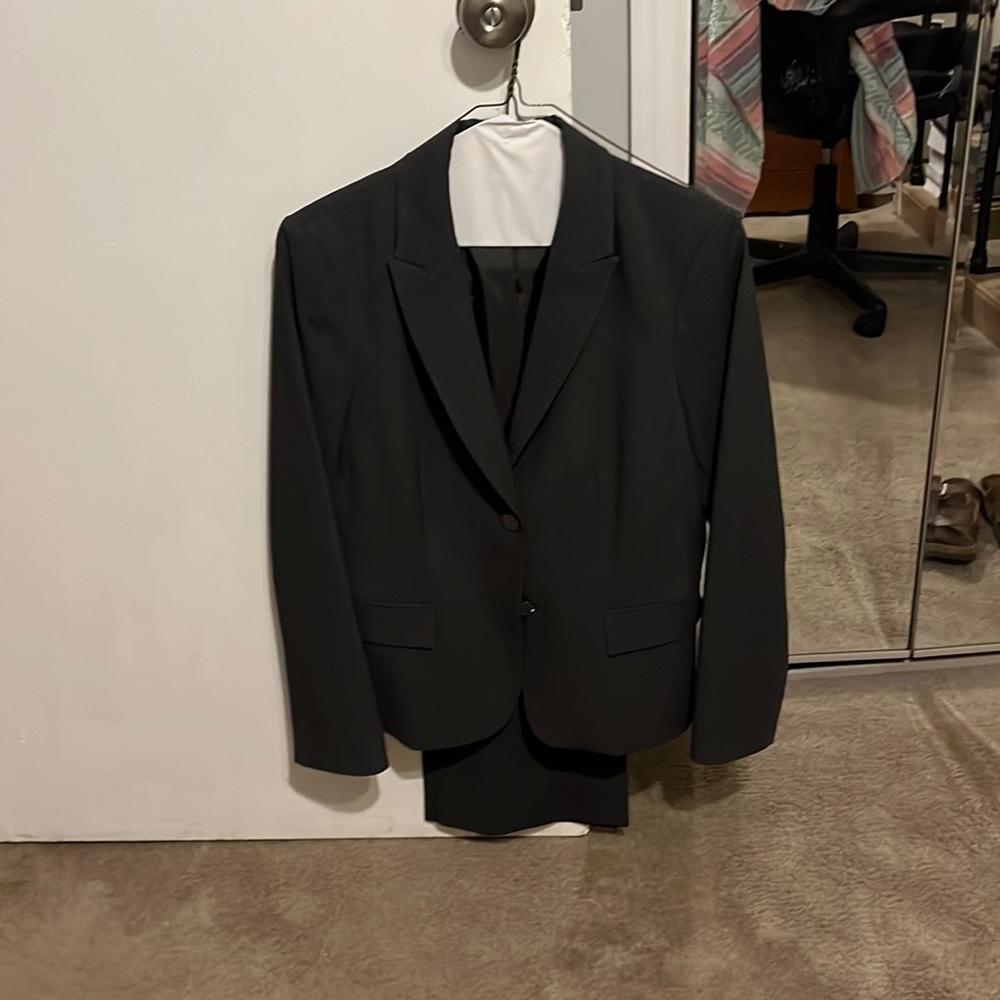 Calvin Klein grey pant suit